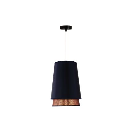 Duolla - Lühter BELL SHINY 1xE27/15W/230V d. 25 cm sinine/vask