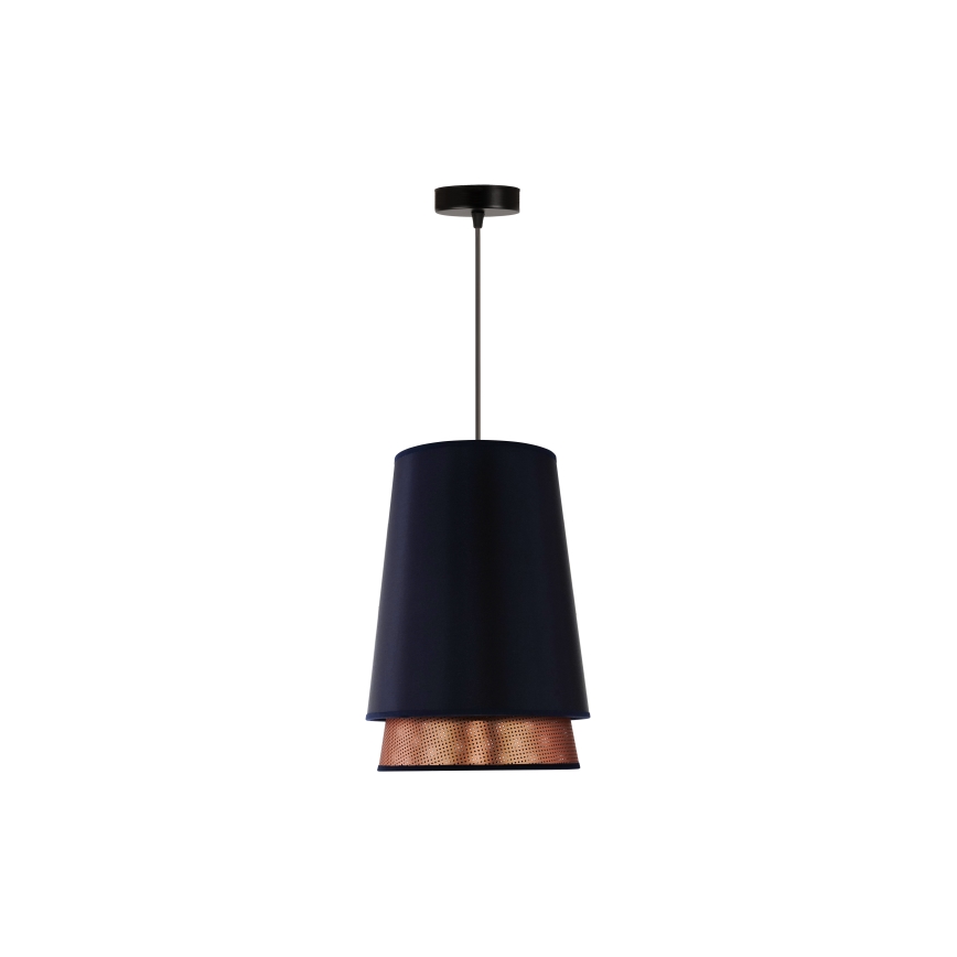Duolla - Lühter BELL SHINY 1xE27/15W/230V d. 25 cm sinine/vask
