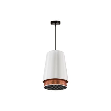 Duolla - Lühter BELL SHINY 1xE27/15W/230V d. 25 cm valge/vask