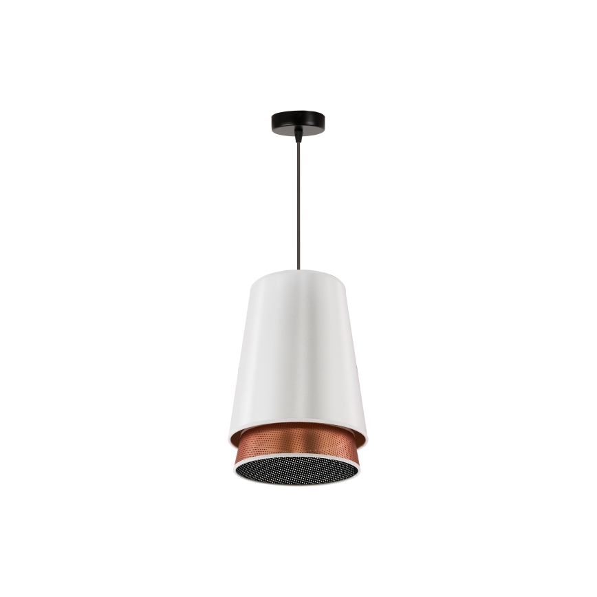 Duolla - Lühter BELL SHINY 1xE27/15W/230V d. 25 cm valge/vask