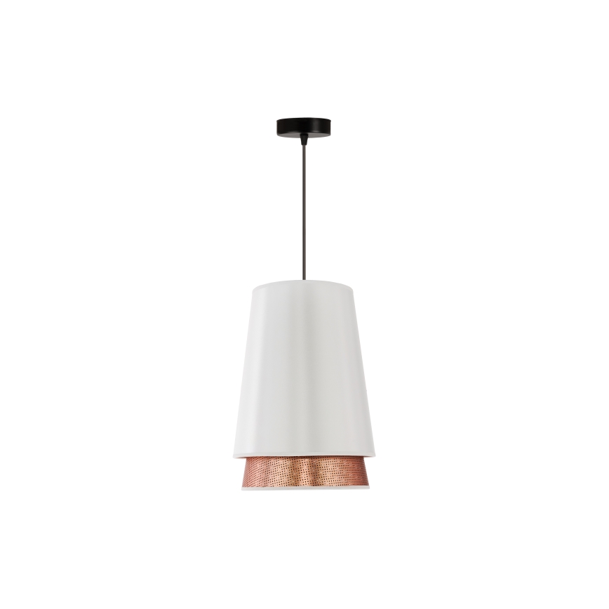 Duolla - Lühter BELL SHINY 1xE27/15W/230V d. 25 cm valge/vask