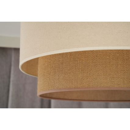 Duolla - Lühter BOHO 1xE27/15W/230V beež/pruun