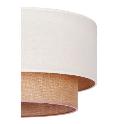 Duolla - Lühter BOHO 1xE27/15W/230V beež/pruun