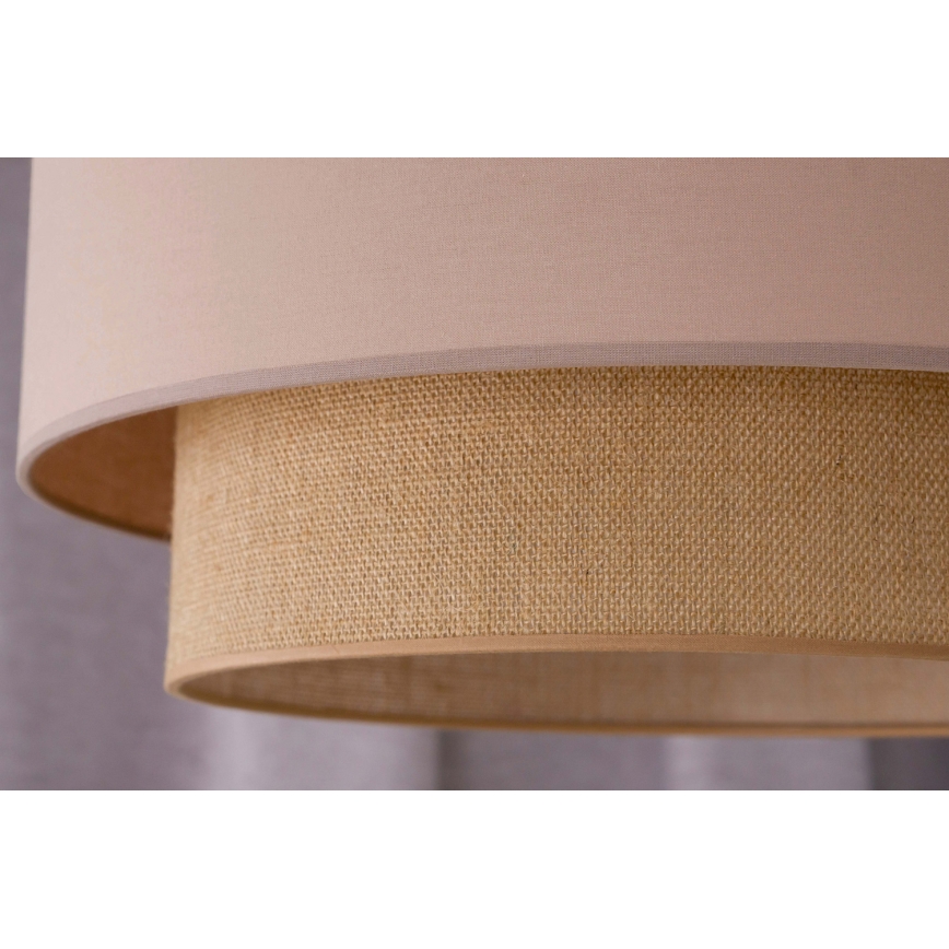 Duolla - Lühter BOHO 1xE27/15W/230V d. 45 cm beež/pruun