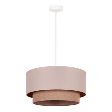 Duolla - Lühter BOHO 1xE27/15W/230V d. 45 cm beež/pruun