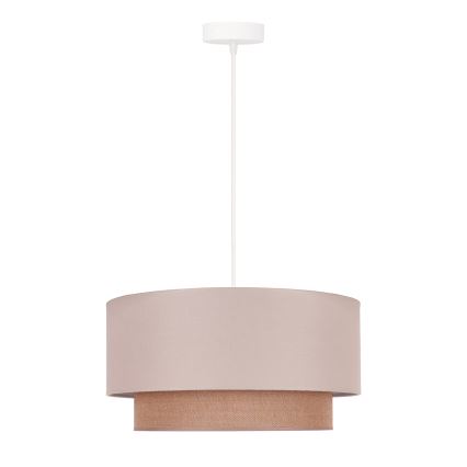 Duolla - Lühter BOHO 1xE27/15W/230V d. 45 cm beež/pruun