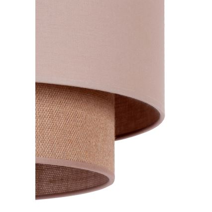 Duolla - Lühter BOHO 1xE27/15W/230V d. 45 cm beež/pruun