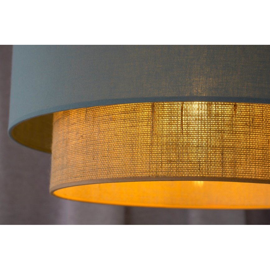 Duolla - Lühter BOHO 1xE27/15W/230V d. 45 cm roheline/pruun