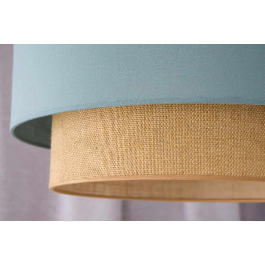 Duolla - Lühter BOHO 1xE27/15W/230V d. 45 cm roheline/pruun