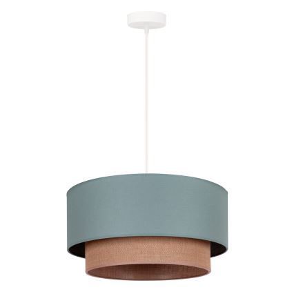 Duolla - Lühter BOHO 1xE27/15W/230V d. 45 cm roheline/pruun