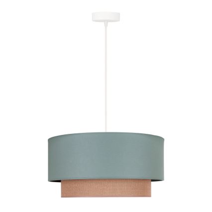 Duolla - Lühter BOHO 1xE27/15W/230V d. 45 cm roheline/pruun