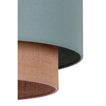 Duolla - Lühter BOHO 1xE27/15W/230V d. 45 cm roheline/pruun