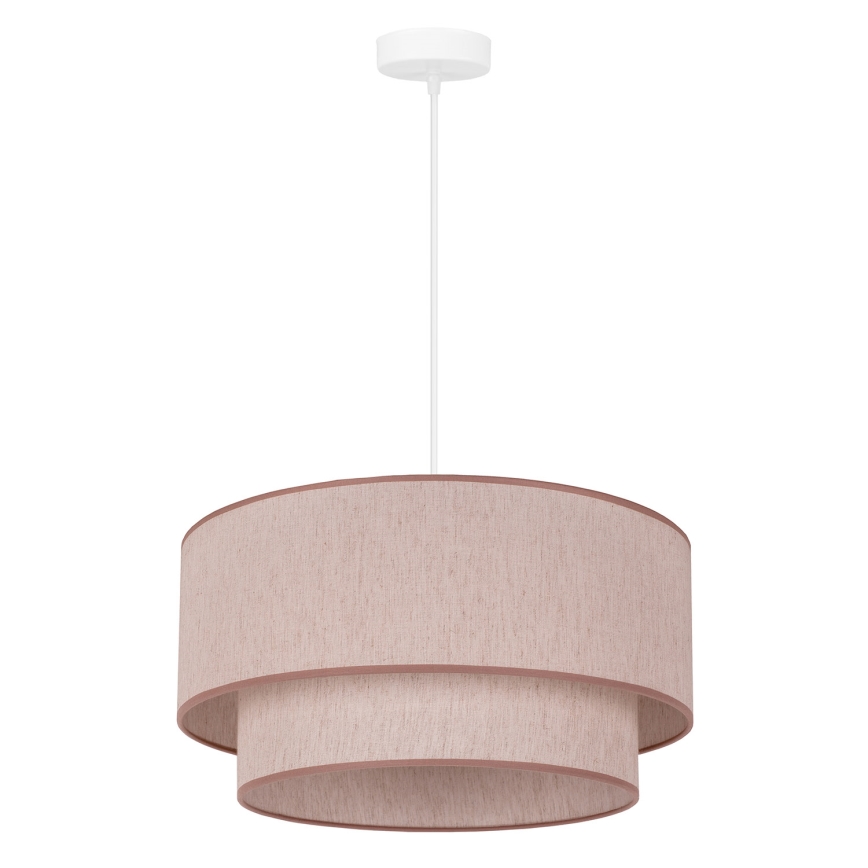 Duolla - Lühter BOHO 1xE27/40W/230V d. 45 cm beež