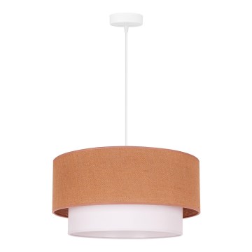 Duolla - Lühter BOHO 1xE27/40W/230V d. 45 cm beež/valge