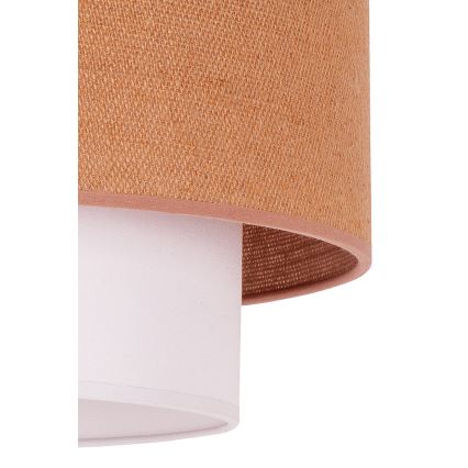 Duolla - Lühter BOHO 1xE27/40W/230V d. 45 cm beež/valge