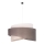 Duolla - Lühter BROOKLYN 1xE27/40W/230V d. 50 cm hall/beež/valge