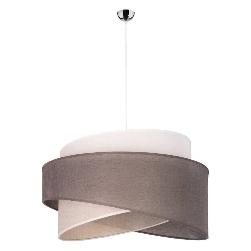 Duolla - Lühter BROOKLYN 1xE27/40W/230V d. 50 cm hall/beež/valge