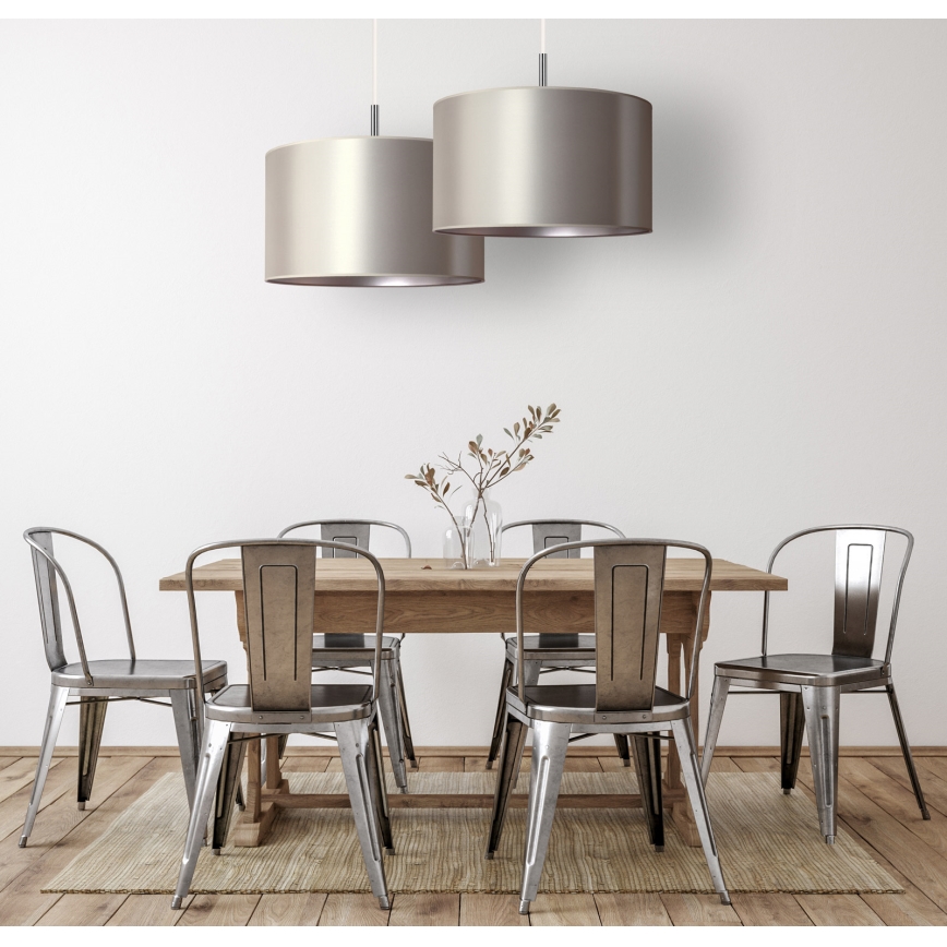 Duolla - Lühter CANNES 1xE27/15W/230V d. 50 cm hõbe