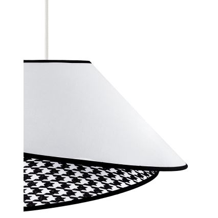 Duolla - Lühter COCO 1xE27/40W/230V d. 50 cm valge/must