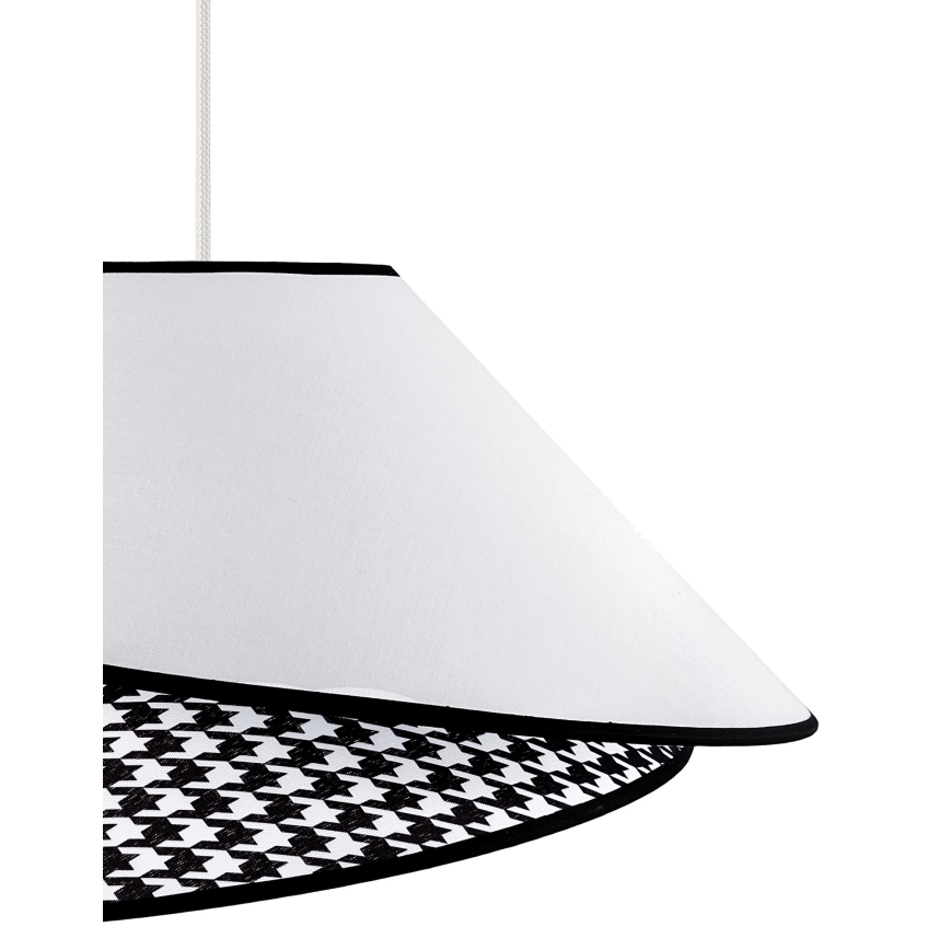 Duolla - Lühter COCO 1xE27/40W/230V d. 50 cm valge/must