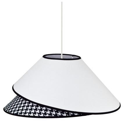 Duolla - Lühter COCO 1xE27/40W/230V d. 50 cm valge/must