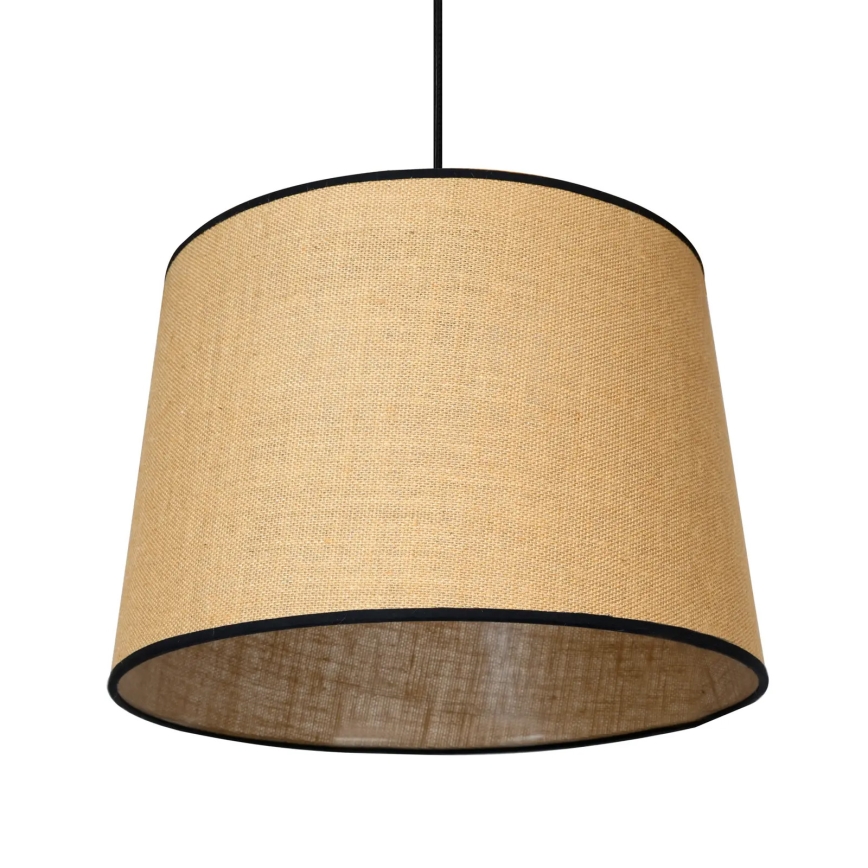 Duolla - Lühter CONE 1xE27/15W/230V d. 40 cm pruun/must