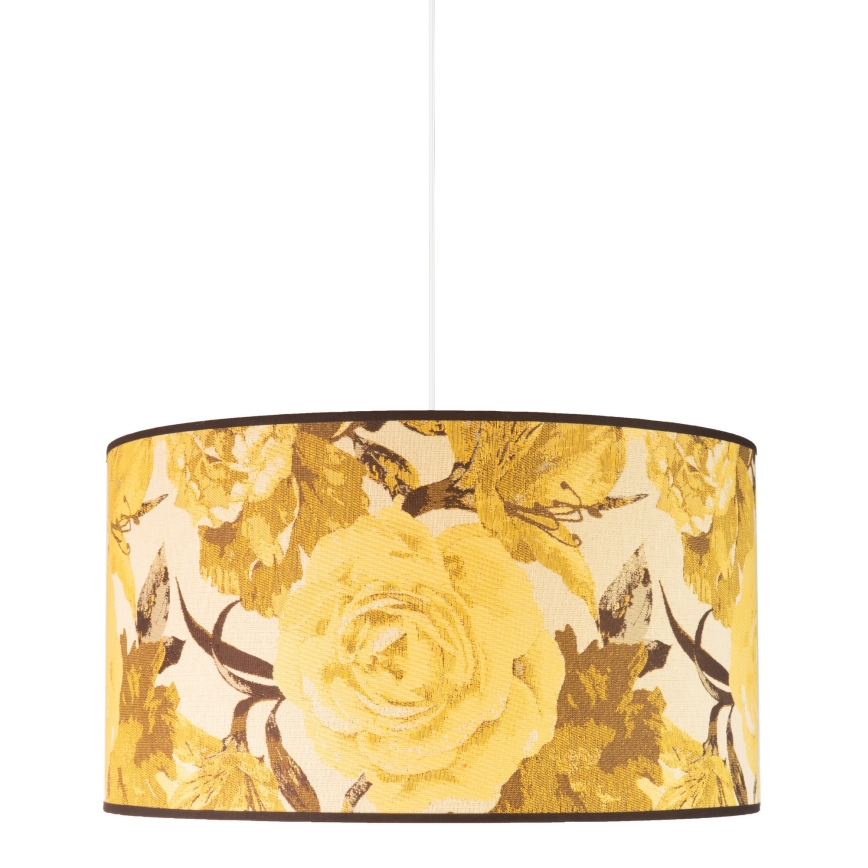 Duolla - Lühter CONSTANCE 1xE27/40W/230V d. 45 cm kollane
