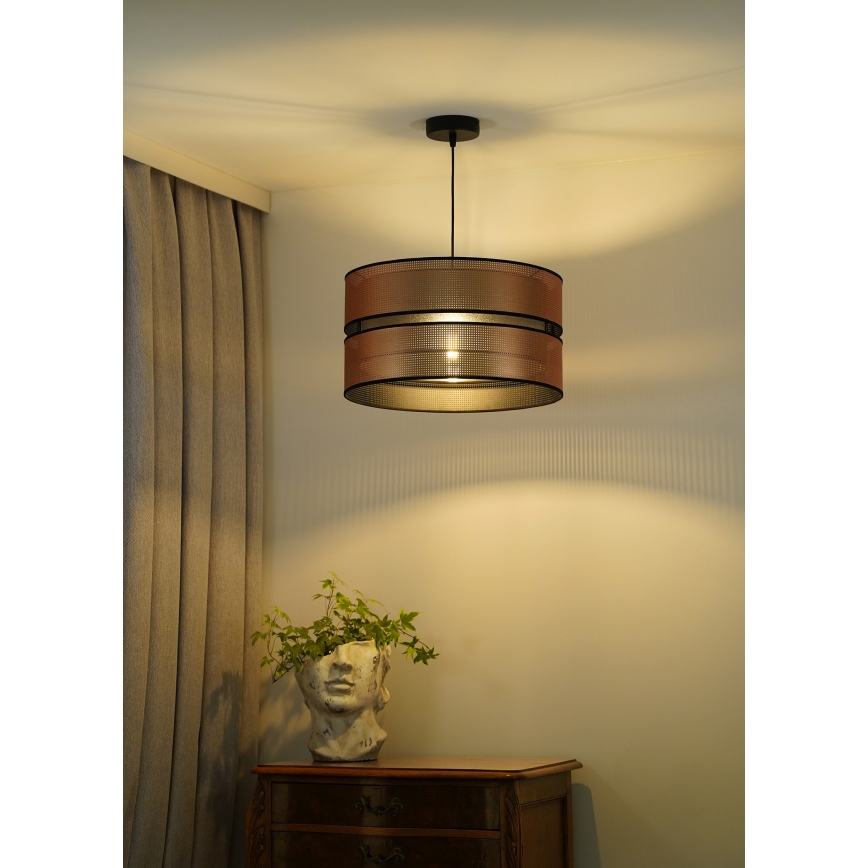 Duolla - Lühter COPPER SHINY 1xE27/15W/230V d. 40 cm vask/must