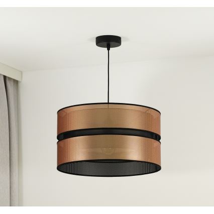 Duolla - Lühter COPPER SHINY 1xE27/15W/230V d. 40 cm vask/must