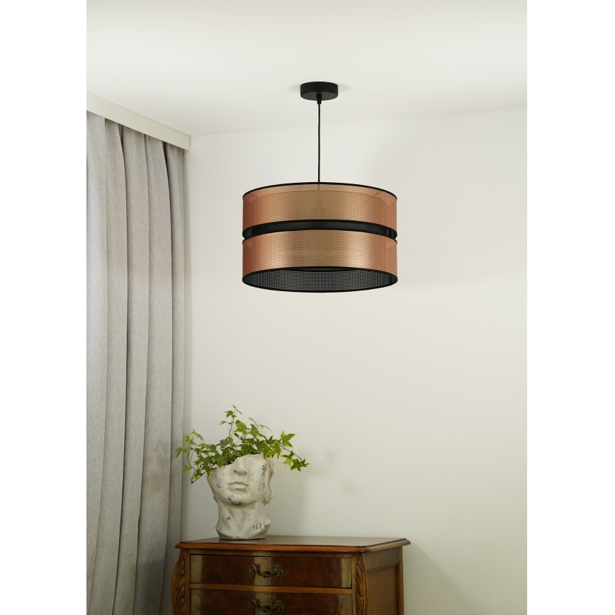 Duolla - Lühter COPPER SHINY 1xE27/15W/230V d. 40 cm vask/must
