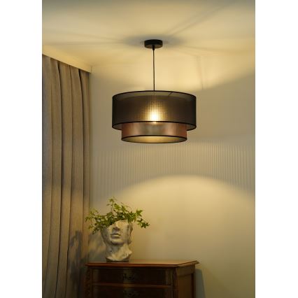 Duolla - Lühter COPPER SHINY 1xE27/15W/230V d. 45 cm pruun/vask