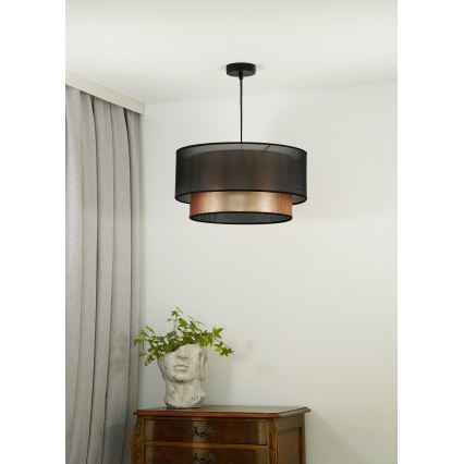 Duolla - Lühter COPPER SHINY 1xE27/15W/230V d. 45 cm pruun/vask