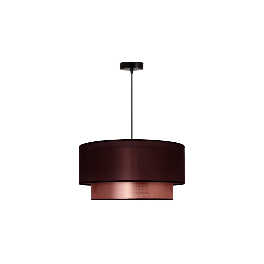 Duolla - Lühter COPPER SHINY 1xE27/15W/230V d. 45 cm pruun/vask