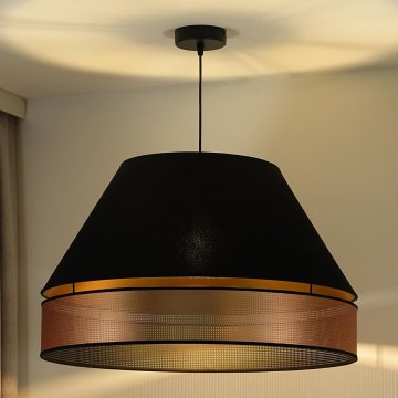 Duolla - Lühter COPPER SHINY 1xE27/15W/230V d. 60 cm must/vask