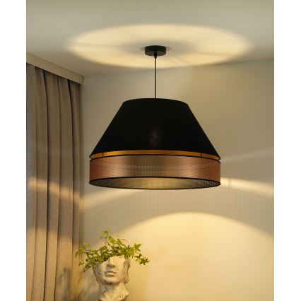 Duolla - Lühter COPPER SHINY 1xE27/15W/230V d. 60 cm must/vask