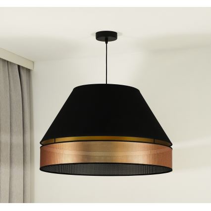 Duolla - Lühter COPPER SHINY 1xE27/15W/230V d. 60 cm must/vask