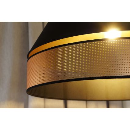 Duolla - Lühter COPPER SHINY 1xE27/15W/230V d. 60 cm must/vask