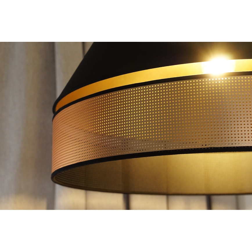 Duolla - Lühter COPPER SHINY 1xE27/15W/230V d. 60 cm must/vask