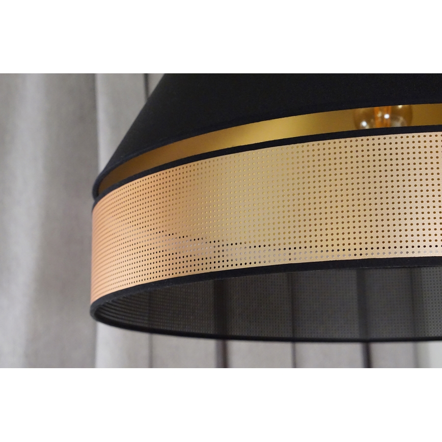 Duolla - Lühter COPPER SHINY 1xE27/15W/230V d. 60 cm must/vask