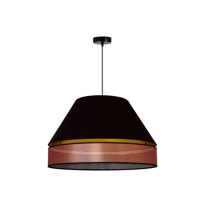 Duolla - Lühter COPPER SHINY 1xE27/15W/230V d. 60 cm must/vask