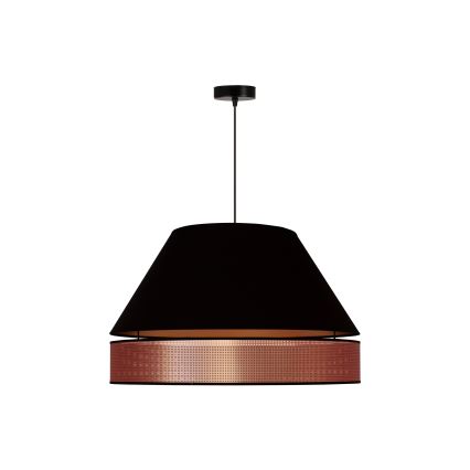 Duolla - Lühter COPPER SHINY 1xE27/15W/230V d. 60 cm must/vask