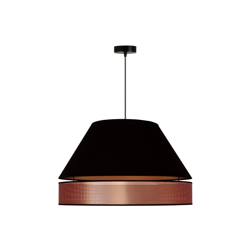 Duolla - Lühter COPPER SHINY 1xE27/15W/230V d. 60 cm must/vask