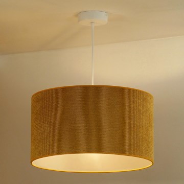 Duolla - Lühter CORDUROY 1xE27/15W/230V d. 40 cm kollane