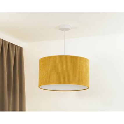 Duolla - Lühter CORDUROY 1xE27/15W/230V d. 40 cm kollane