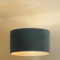 Duolla - Lühter CORDUROY 1xE27/15W/230V hele d. 40 cm sinine