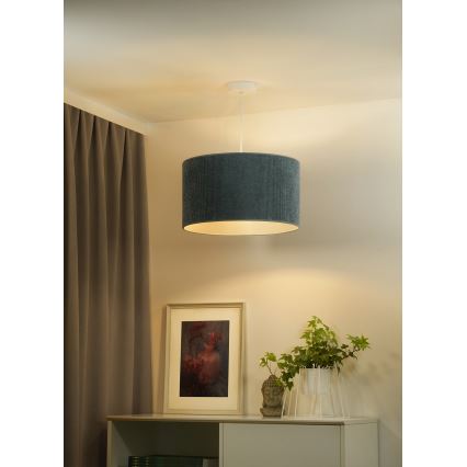 Duolla - Lühter CORDUROY 1xE27/15W/230V hele d. 40 cm sinine