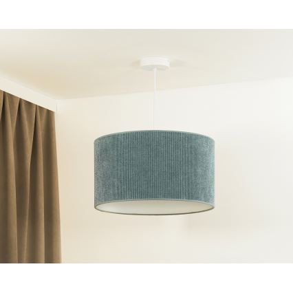 Duolla - Lühter CORDUROY 1xE27/15W/230V hele d. 40 cm sinine