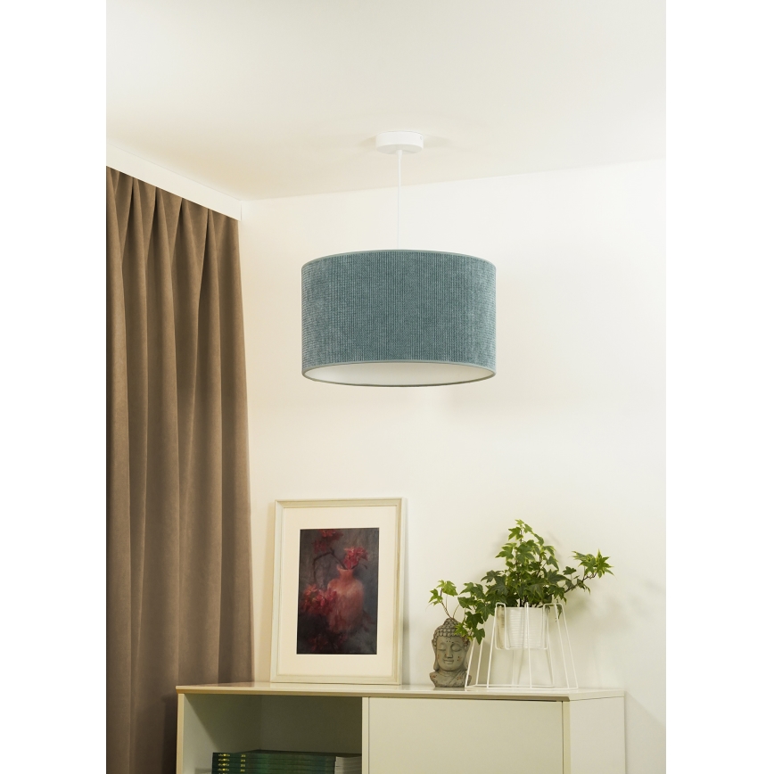 Duolla - Lühter CORDUROY 1xE27/15W/230V hele d. 40 cm sinine