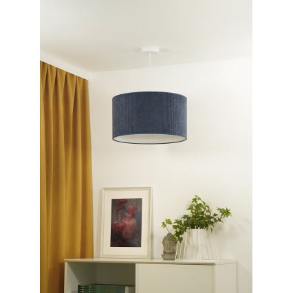 Duolla - Lühter CORDUROY 1xE27/15W/230V tume d. 40 cm sinine