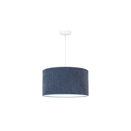 Duolla - Lühter CORDUROY 1xE27/15W/230V tume d. 40 cm sinine